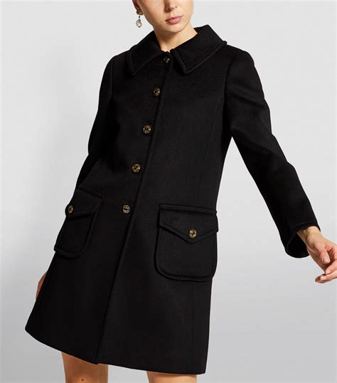 gucci fw18 wool coat|gucci wool jackets for women.